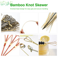 Ecologische bamboe spiesjes voor BBQ, satay en fruit
