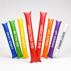 Bastones de Animación Inflables Personalizados con Impresión de Logotipo para Baloncesto, Fútbol, Conciertos y Animación Deportiva - Product Image 1