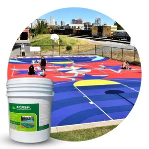 Vernice acrilica a base d'acqua per pavimento da basket all'aperto per campo da calcio