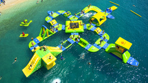<span class=keywords><strong>Parco</strong></span> Acquatico Gonfiabile Personalizzato in Offerta Speciale, Isola Galleggiante con Percorso a Ostacoli Gigante per Eventi in Mare, Lago e Piscina - Product Image 6