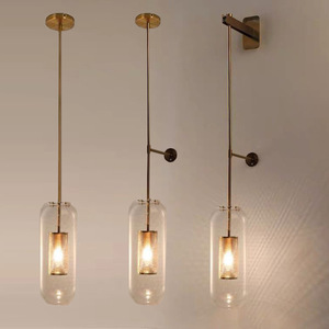 Long Pendant <b>Light</b> Led Wall Lamp Single Head Chandelier For Hotel Lobby <b>Corridor</b> Passage Lighting - Product Image 1