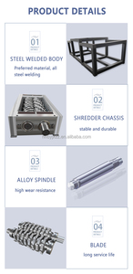 Lốp nhỏ Shredder Mài máy cao su lốp tái chế giá máy - Product Image 3