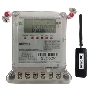 Ecuador Medidor 2 Phase With Relaly & Reading Software APP Power Meter Two Phase Electronic Static Smart Meter RF Energy Meter