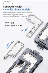 Qianli <span class=keywords><strong>iSocket</strong></span> 16 Series Fixation de cadre de test en couches pour carte mère pour <span class=keywords><strong>iPhone</strong></span> 16 à 16 Pro Max - Product Image 3