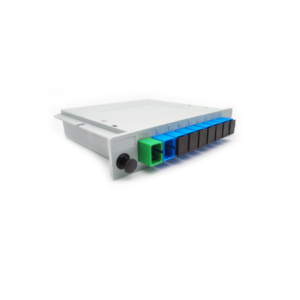 1x8 Glasvezel Splitter Cassette Kaarttype SC/UPC SC/APC FC 1310/1550nm voor Buiten 4G WiFi GSM Netwerken - Product Image 1