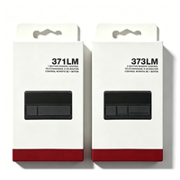 371LM 373LM 950D 953D Control remoto para puerta de garaje de 315 MHz con botón de aprendizaje morado.