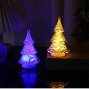 Luxury <b>Led</b> Christmas Candles Battery Operated Flameless Candle Gift Home Wedding Decor Electric Cute Christmas <b>Tree</b> Candles - Product Image 2