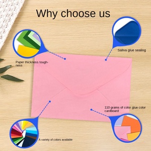 Sobres Acolchados de Color Sólido al por Mayor con Doble Adhesivo, Sobres para Boda, Sobres de Papel Estilo Europeo Occidental - Product Image 3