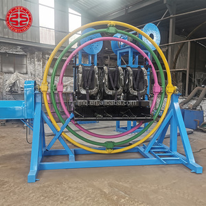 <span class=keywords><strong>Juegos</strong></span> de giroscopio humano para parques de atracciones al aire libre, 2/4/6 asientos, anillo espacial 3D, atracción de carnaval emocionante, fabricante en venta - Product Image 3