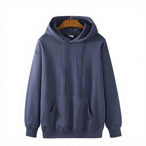 Vente en gros de sweats à capuche oversize pour hommes, 100% coton, écologiques, teints unis, impression personnalisée, polaire premium, avec poche, vêtements décontractés - Product Image 3