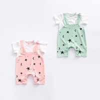 Combinaisons pour bébés de 2 ans en coton biologique tricoté à manches courtes, été, unisexe, vente en gros sur Alibaba Chine, échantillon gratuit