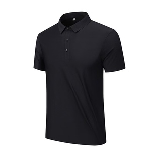 Polo unisexe en soie glacée à séchage rapide, T-shirt respirant pour couple, idéal pour l'été - Product Image 4
