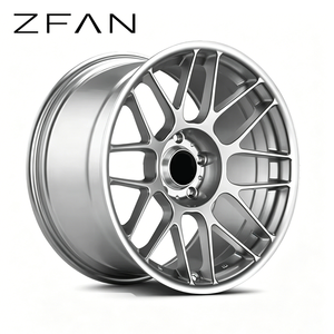 ล้อแม็กซ์ ZFAN ขนาด 20 22 24 นิ้ว 6x135 ผลิตจากอะลูมิเนียม 6061-T6 แบบฟอร์จ รูปทรง H ขัดเงาสีเงิน สำหรับ<span class=keywords><strong>รถ</strong></span>บรรทุก ฟอร์ด F150 และ <span class=keywords><strong>GMC</strong></span> - Product Image 2