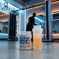 Protéine en Isolat de Lactosérum Transparent Certifiée HALAL pour Adultes, Facile à Mélanger, Nutrition Sportive pour la Récupération Post-Entraînement et la Prise de Masse Maigre