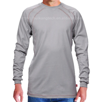 Chemises en jersey FR pour l'été Chemise résistante aux flammes 7.9oz Chemises de travail CAT2 légères Vêtements de travail