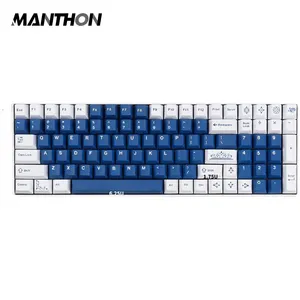 Nắp Phím GMK Lazurite 144 Phím Nắp Phím Bàn Phím Cơ Thăng Hoa Nhuộm PBT Cấu Hình Anh Đào