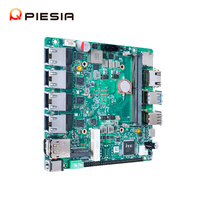 Placa Base Industrial Intel Alder Lake N100 N300 N95 CPU con 4 Puertos LAN 2.5G POE Nano Itx con Puerto 6com y Puerto MINI PCIE