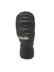 OEM Guantes de snowboard de dedo completo para hombre Mitones de esquí de cuero real con cubierta impermeable - Product Image 2