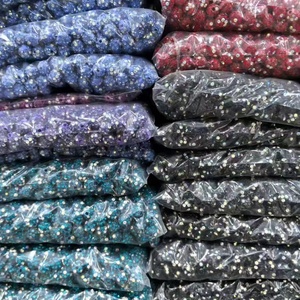 Glinsterende jurk met kraal- en strassversiering, kristallen pave strass kralen, groothandel - Product Image 3