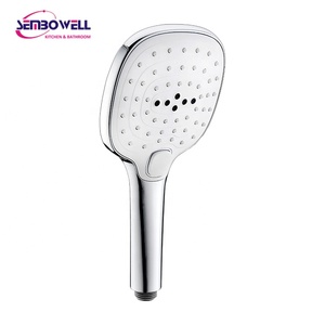 Pommeau de <span class=keywords><strong>douche</strong></span> à main en plastique ABS chromé à 3 fonctions avec modes de pulvérisation pluie et massage, <span class=keywords><strong>douche</strong></span> à main pour salle de bain pour usage quotidien - Product Image 6
