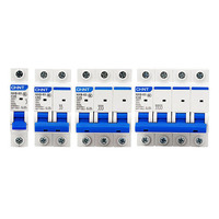 Disjoncteur miniature CHINT NXB-63 Série 1P-4P MCB 10A-63A Protection contre les surintensités en cuivre 230V/400V