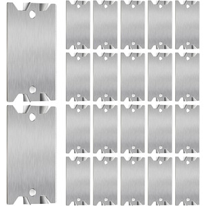 Metal Safety Nail Plate Galvanized Shelf Bracket Furniture <b>Hardware</b> Thickened Load Bearing Triangular Fixer 25 Mm Stainless - Product Image 5
