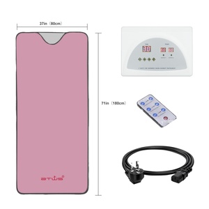 Couverture de sauna imperméable Oxford Btws, enveloppe de sauna pour le corps, couverture de sauna à 2 zones de chauffage avec fermeture éclair - Product Image 4