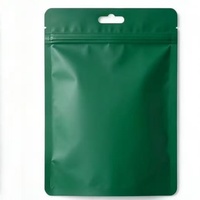 Sachets d'emballage laminés thermoscellés trois côtés pour noyaux de maïs à grignoter, avec fermeture éclair, trou de suspension et encoche de déchirement