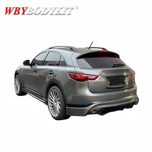 PremiumCar Rear Spoiler For Infiniti FX35, FX50, QX70, FX30D – 2008-2017 – Primed Black Fiberglass