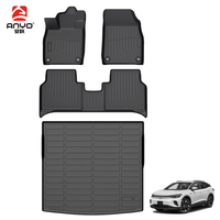 Accessoires intérieurs de voiture, tapis de sol 3D en TPE, tapis de coffre pour VW ID4 2021-2024, tapis de voiture
