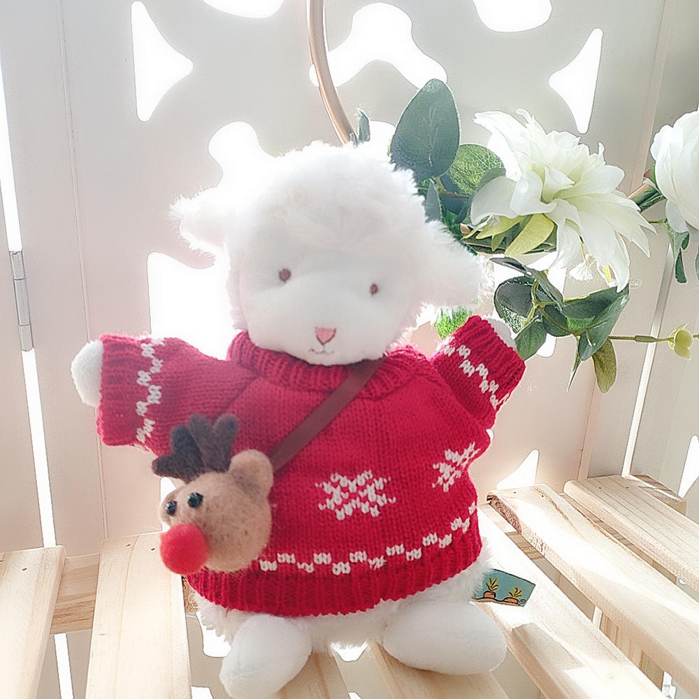 Snowflake large red sweater elk messenger bag (accessories)