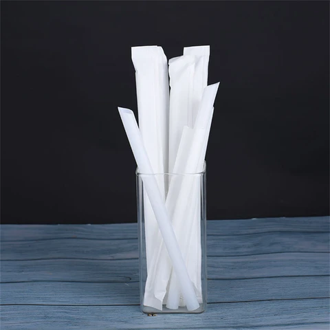 Biodegradable Straw Pla Corn Paper Packaging Compostable Straws