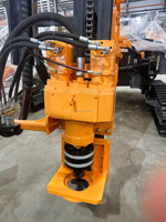 Foreuse sur chenilles KAISHAN KG500GF pour l'exploitation minière, moteur de machine de forage de 500 mm de diamètre, engin de forage photovoltaïque pour pieux de fondation
