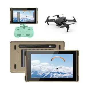 Palmare Drone Android rinforzato Tablet Pc 8mp fotocamera frontale impermeabile Tablet X7 Ip68 2600 Nit Display Ultra luminoso 8 + 128G