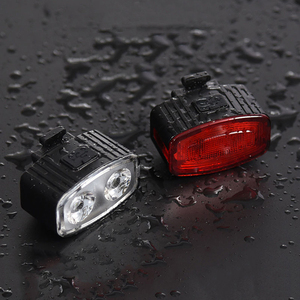 Wholesale Cycling Front Rear Light Set Bike Defense Flashlight Stick MTB Waterproof Taillight <b>LED</b> <b>Lantern</b> Accessories - Product Image 5