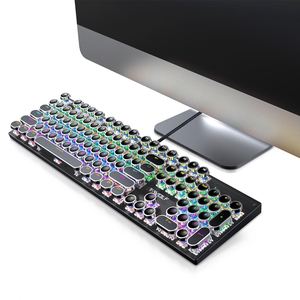 New Gadgets 2022 T12 Mechanical <b>Keyboard</b> 104 Keys Backlit <b>USB</b> Glowing RGB Clavier Gaming Mechanical <b>Keyboard</b> - Product Image 1