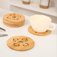 Tapis et sous-plats de cuisine en bambou personnalisés, antidérapants et anti-brûlure, avec isolation thermique pour casseroles et tables