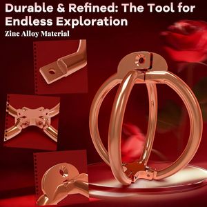 Esposas Metálicas para Juegos de Bondage, Juegos BDSM, Juguetes Sexuales para Adultos y Juegos SM, Esposas Cruzadas con Bloqueo para Parejas - Product Image 2