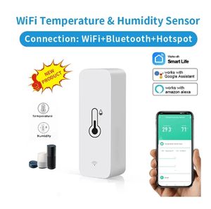 Smart <span class=keywords><strong>WiFi</strong></span> Termômetro Digital e Higrômetro App Alert para Família e Quarto do Bebê Termohigrômetro - Product Image 6