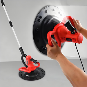 Machine de lissage de plâtre Machine de plâtrage portable Machine de rendu de nivellement de mur à main électrique avec poignée d'extension - Product Image 2