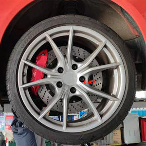 KLAKLE Kit d'étrier de frein GT4 380*28MM Brale Disc Rotor Bell pour Bmw E92 M3 335i F10 - Product Image 3