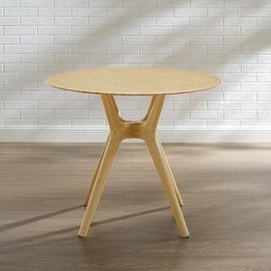 Mesa redonda de madera para comedor, muebles modernos para restaurante, venta al por mayor - Product Image 2