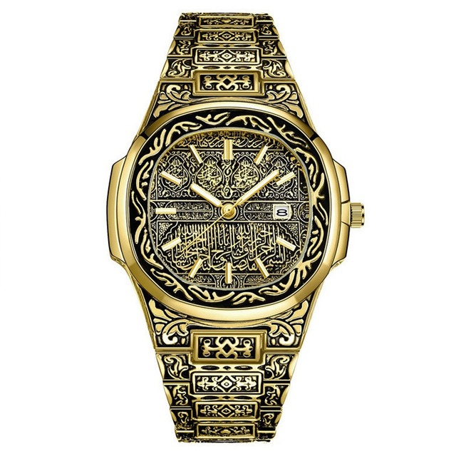 Wholesale Alloy Fashion Retro Stainless Steel Quartz Watch Classic Boy Stylish Vintage Men's Watches for Men