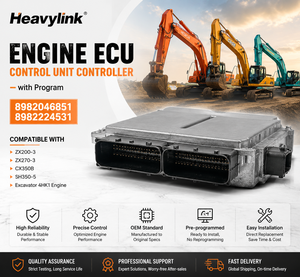 ชุดควบคุมเครื่องยนต์ Heavylink ECU สำหรับรถขุด ZX200-3 ZX270-3 CX350B SH350-5 เครื่องยนต์ 4HK1 พร้อมโปรแกรม 89820468518982224531 - Product Image 1