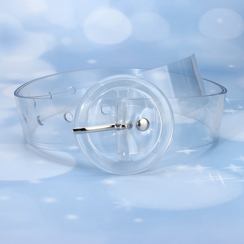 Ремень прозрачный женский, дизайнерский пояс для джинсов и рубашек, аксессуар в стиле хип-хоп, высокого качества