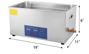 Limpiador Ultrasónico Digital Potente de Acero Inoxidable con Tanque de 3L, Fuente de Alimentación Eléctrica con Temporizador y Calentamiento, desde Almacén en la República Checa - Product Image 6