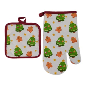 Maniques et protège-plats en <span class=keywords><strong>coton</strong></span> personnalisables par sublimation – Résistants à la chaleur, écologiques, adaptés au four et au barbecue - Product Image 2