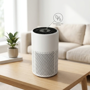 Purificateur d'air portable à fonctionnement silencieux <span class=keywords><strong>avec</strong></span> minuterie, filtre HEPA 3-en-1 et éponge parfumée pour <span class=keywords><strong>chambre</strong></span>, maison, <span class=keywords><strong>bureau</strong></span> et <span class=keywords><strong>bureau</strong></span> à domicile - Product Image 6