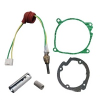 Bougie de préchauffage céramique 5KW pour chauffage de stationnement 12V, accessoires de bougie d'allumage en nitrure de silicium à capuchon rouge pour voitures OLIVER (DHS-GD-12V)