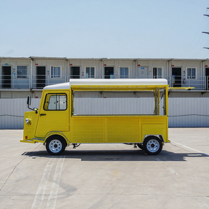 Nuevo Tipo de furgoneta de café de <span class=keywords><strong>venta</strong></span> callejera, carrito de catering, hamburguesas, patatas fritas, helado, autobús, camión de comida móvil - Product Image 1